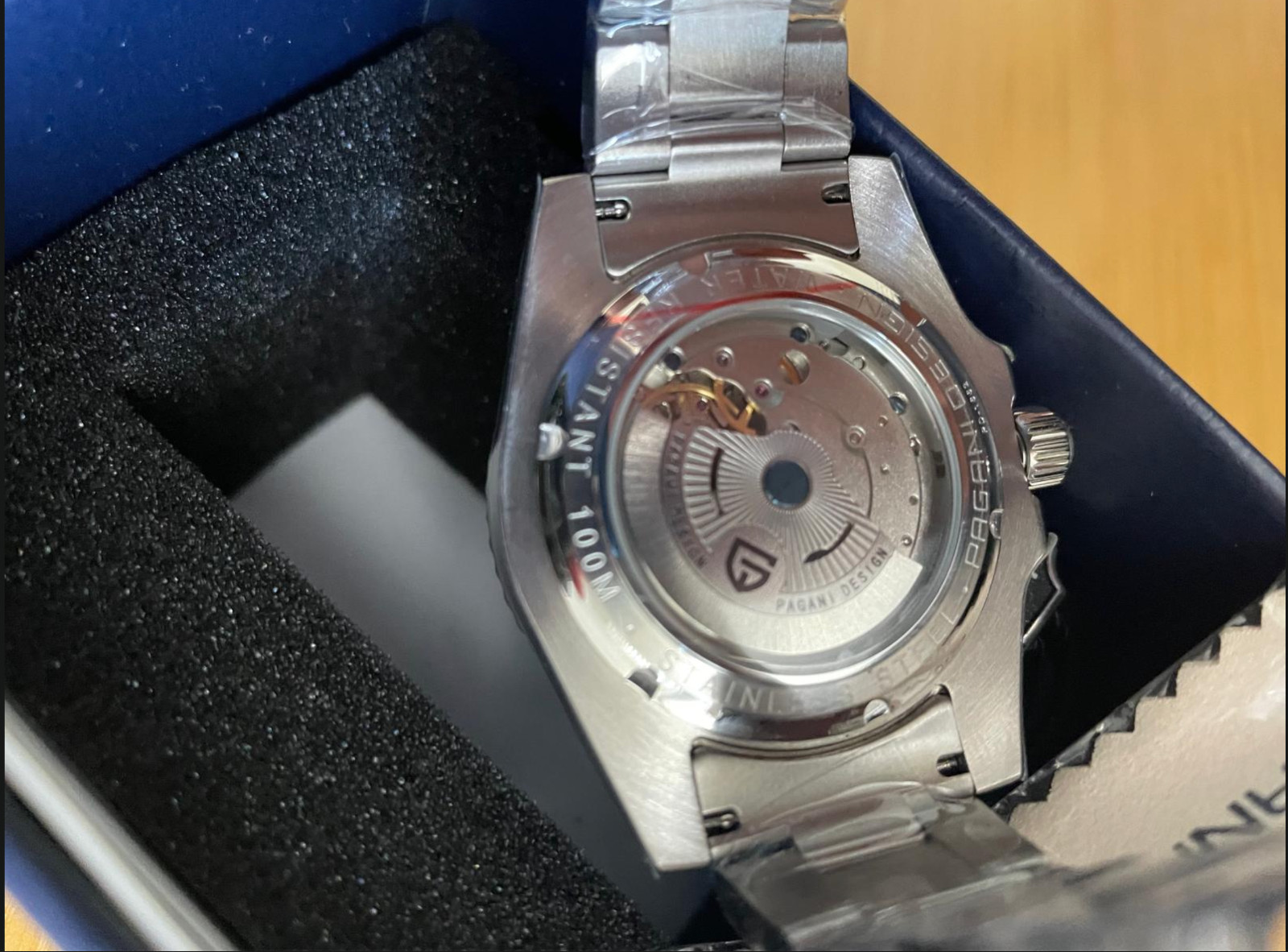 Pagani Design, 40mm, Automatic,GMT, (Pepsi), Oyster Bracelet, Sapphire Crystal.