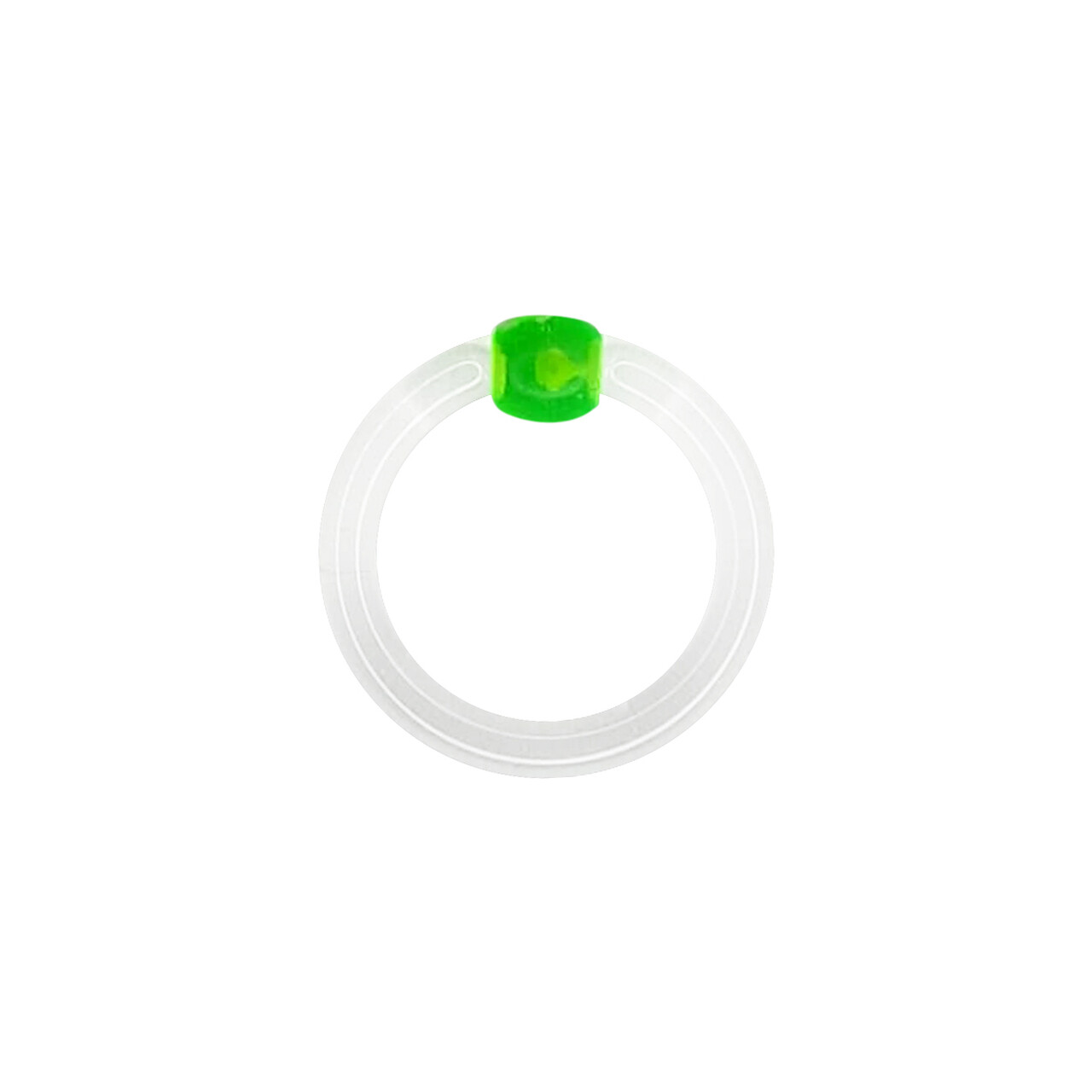 UV Neon Acrylic Circular Captive Bead Ring 10g – Sold as a Pair