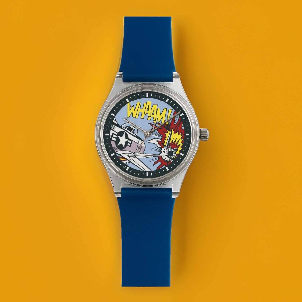 Roy Lichtenstein WHAAM! MET NYC Pop Art Wrist Watch Wristwatch