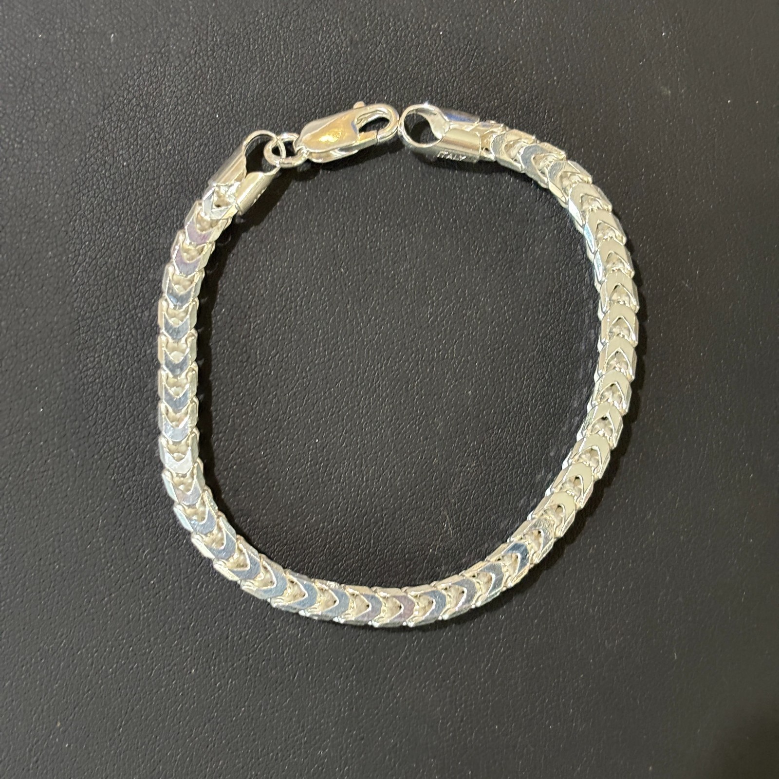 5mm Franco Link Bracelet – Real Solid 925 Sterling Silver Or 14k Gold Vermeil