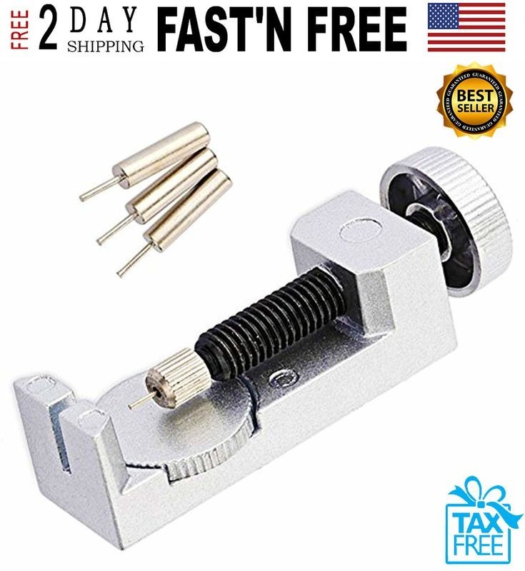 Metal Watch Band Link Remover Tool Kit Adjustable Bracelet Strap Pin Repair Tool