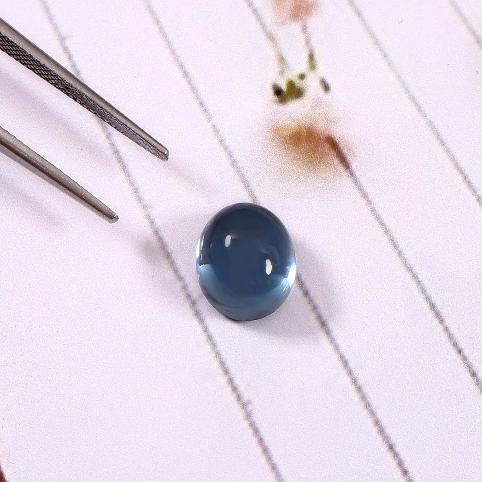 AAA Natural Flawless Brazilian Aquamarine Oval Cabochon Loose Gemstone 16×14 MM