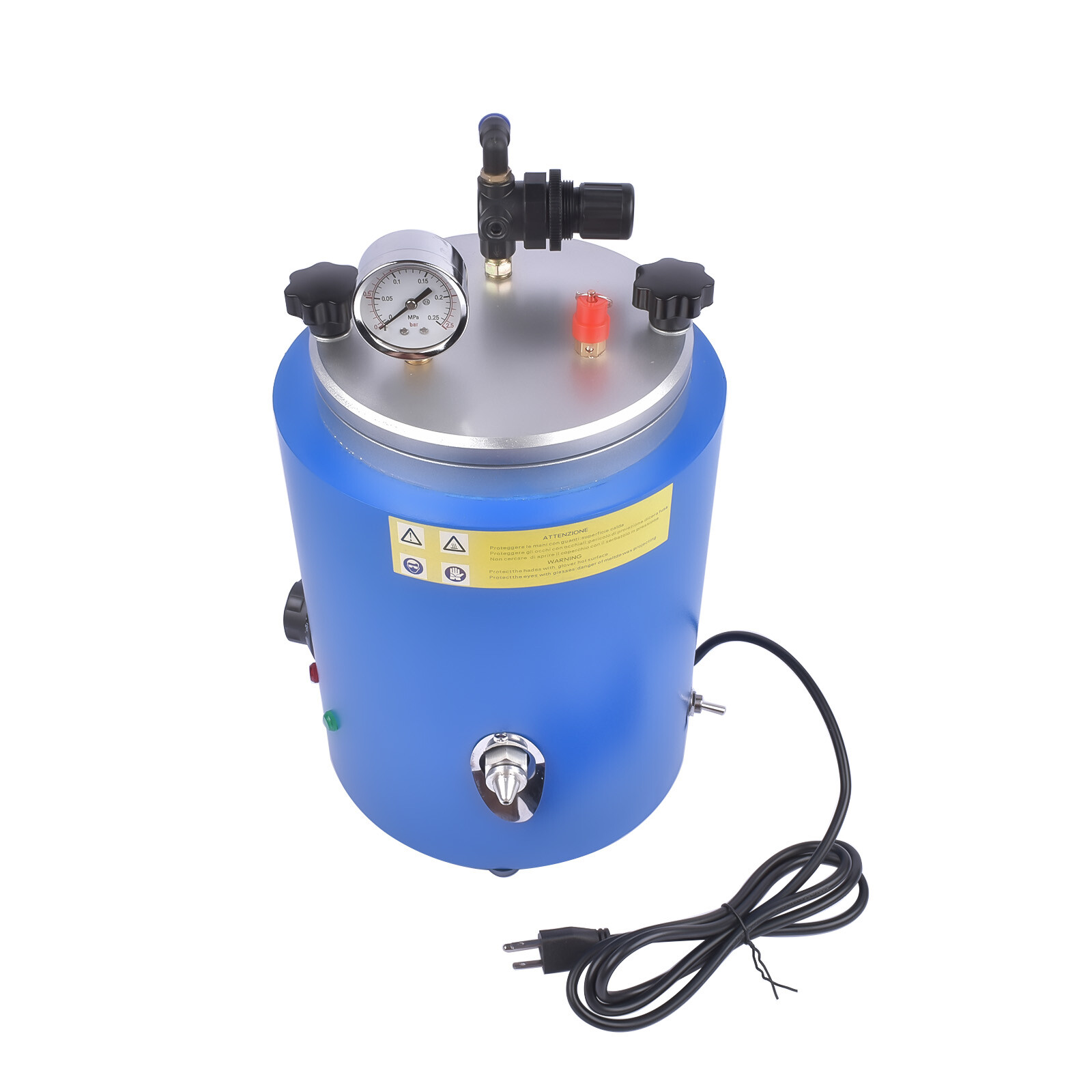 500W Wax Injector Casting Machine Melting Furnace Jewelry Casting Round Tools
