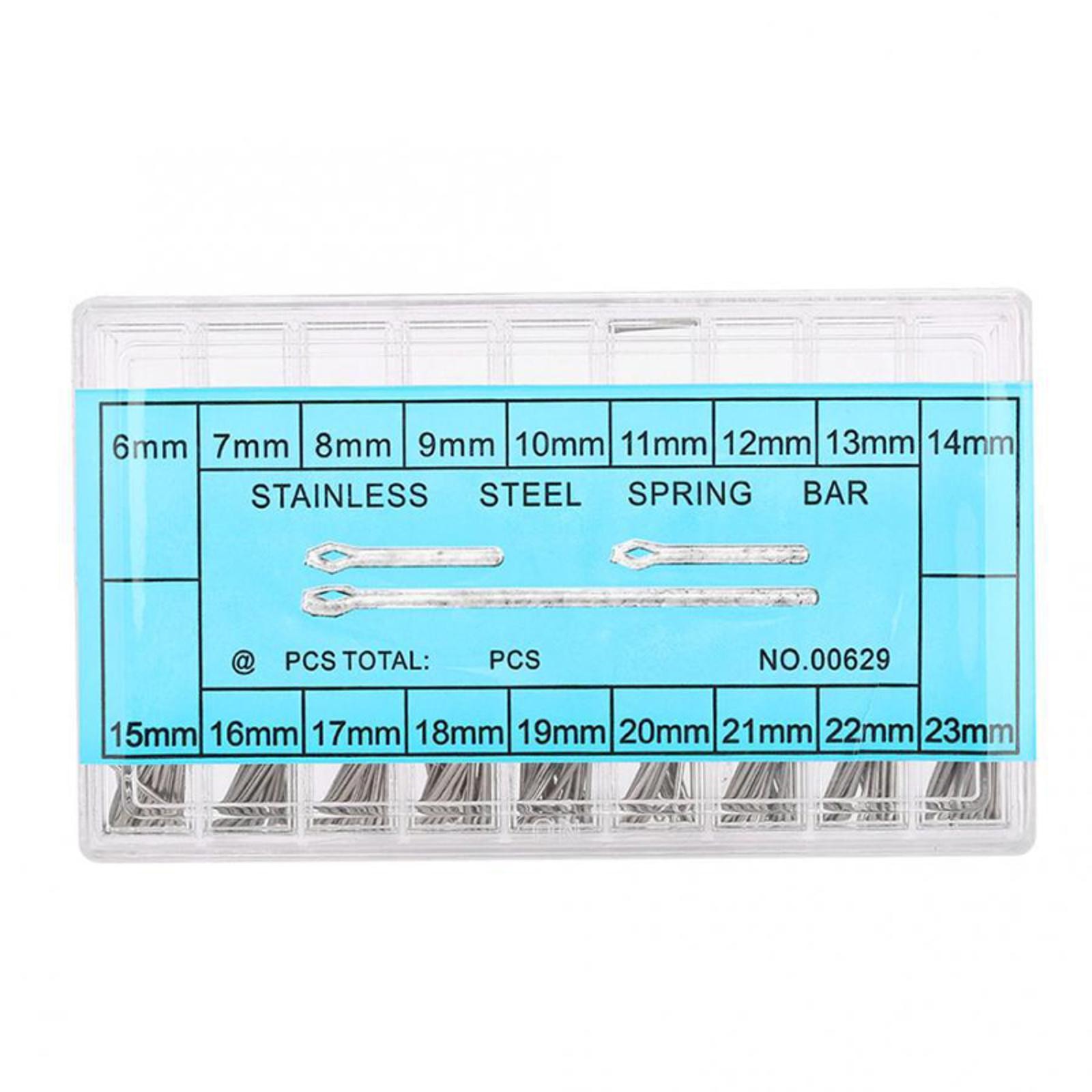 360Pack 6-23mm Watch Band Link Cotter Pin Assortment 0.9mm Bracelet Strap Bar a