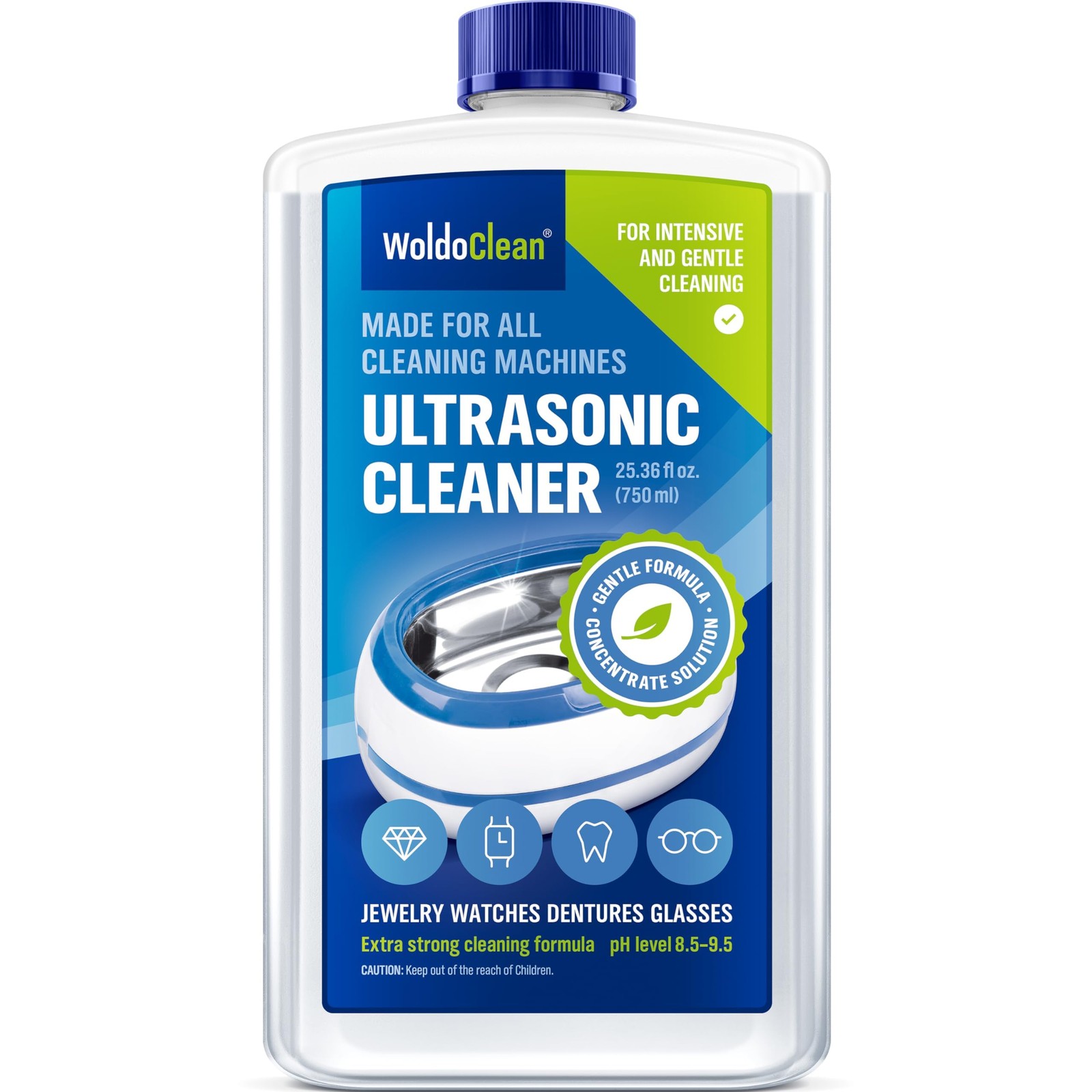 Professional Ultrasonic Jewelry Cleaner Solution 25.4 Fl Oz – Concentrate for…