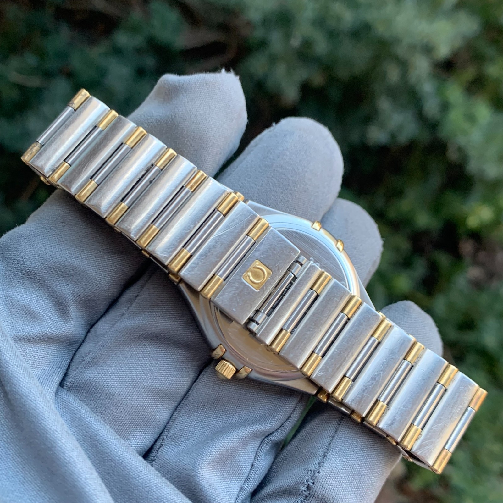 Omega Constellation Manhattan Ref 1312.30 18K Gold & Stainless Steel Wristwatch