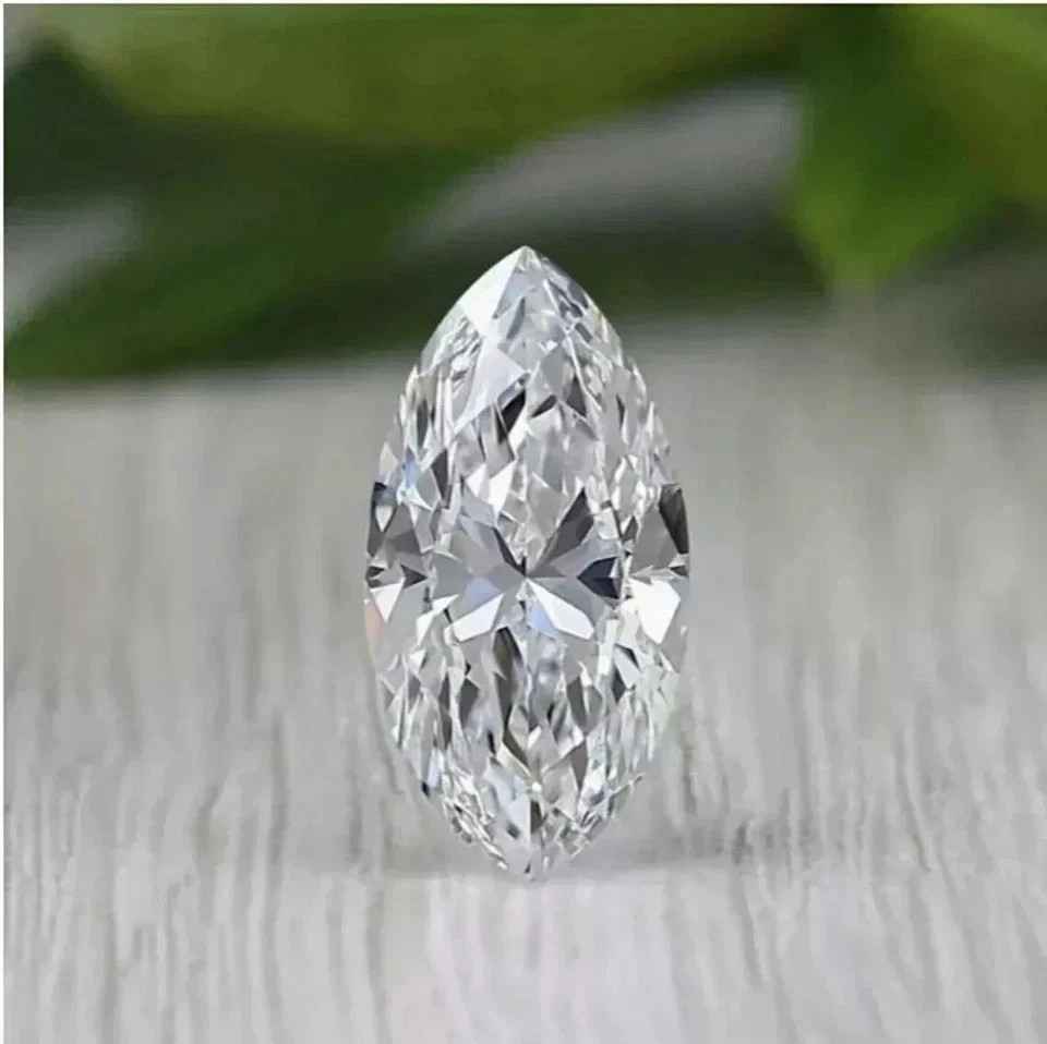 2.00 Cts MARQUISE Cut Certified Lab Grown CVD Diamond D Color VVS1 Clarity
