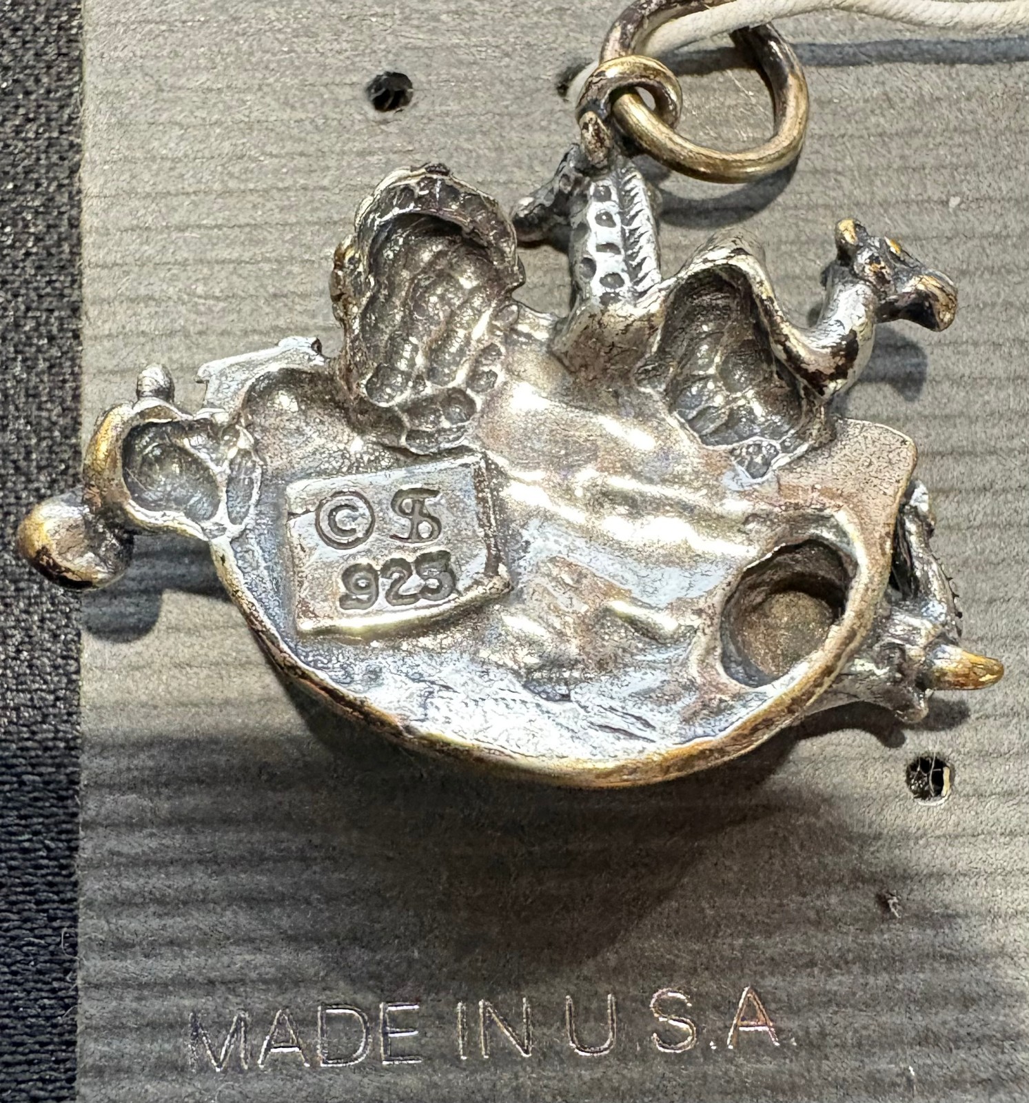 2) Sterling Silver Charms….. Noahs Ark and Airplane