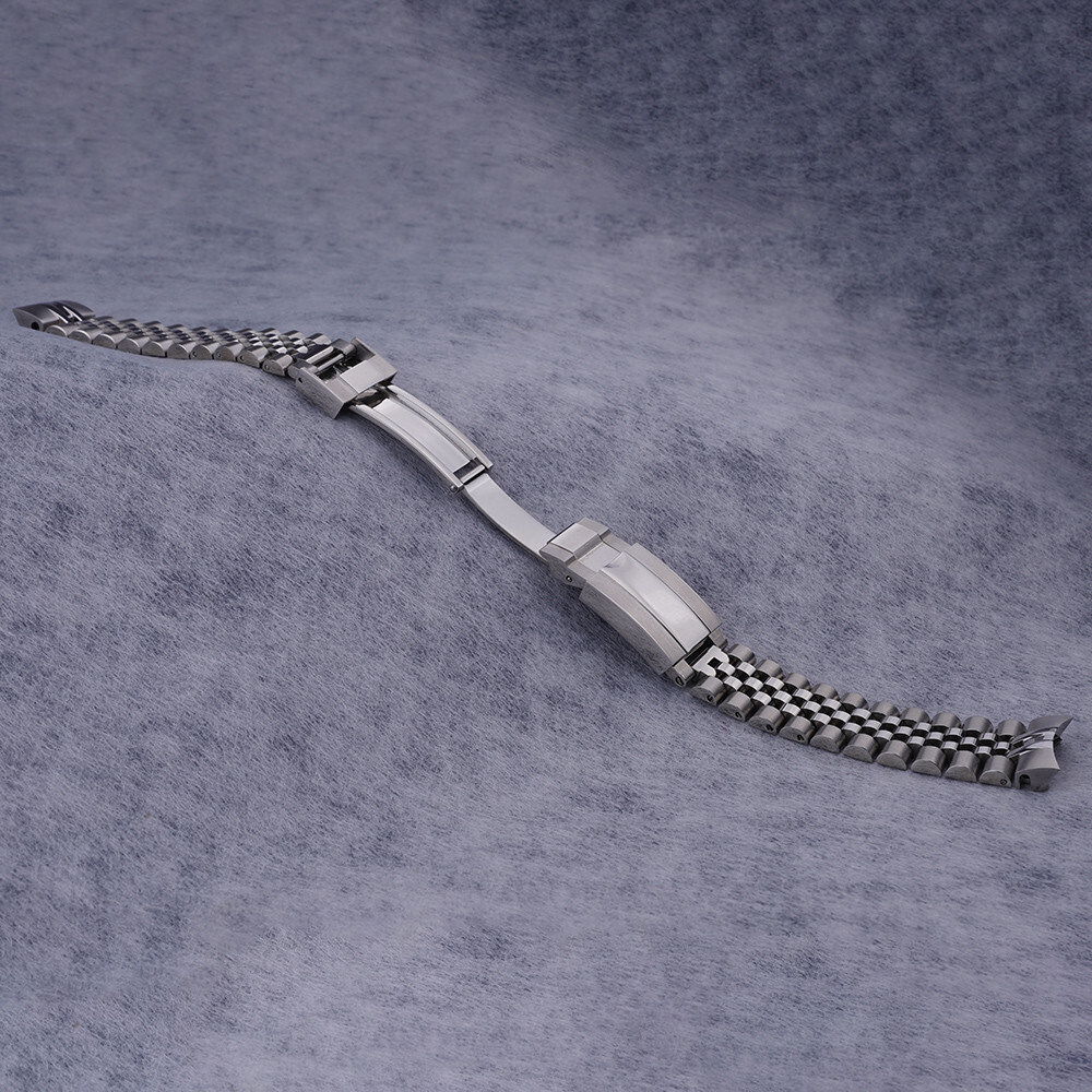 For Seiko Prospex Alpinist SPB121 Solid Curved 20mm WatchBand Jubilee Bracelet