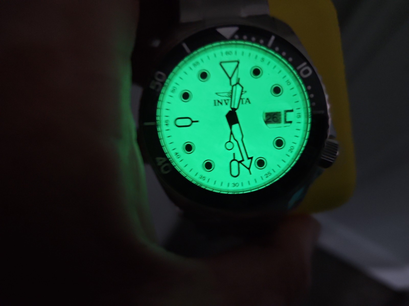 Invicta Pro Diver Men’s Watch Luminous Dial 46mm Steel 47305 $199 Retail