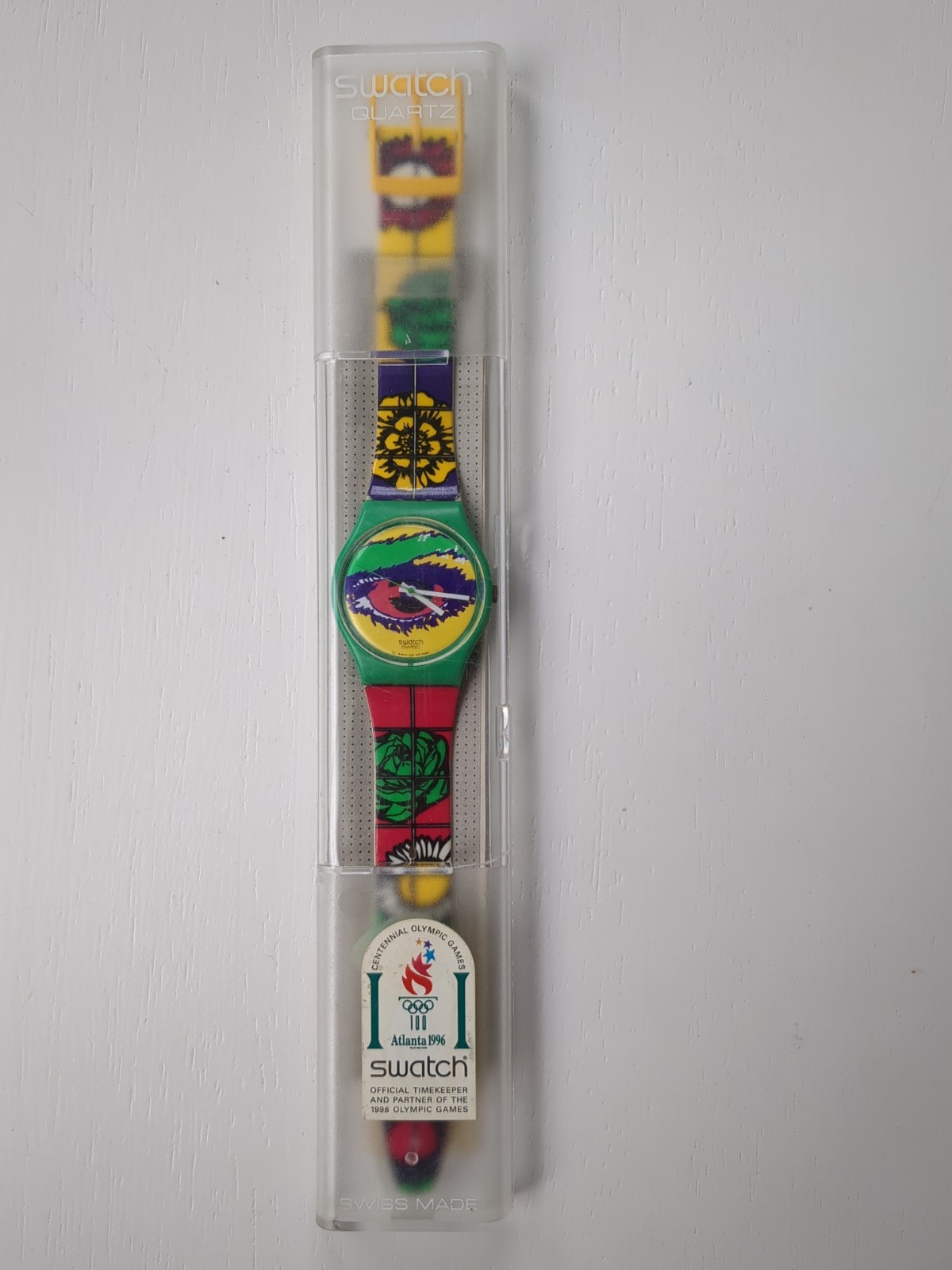 Vintage Swatch Watch 1994 Swatch Originals Gent “Mouse Rap” (Reference: GG128)