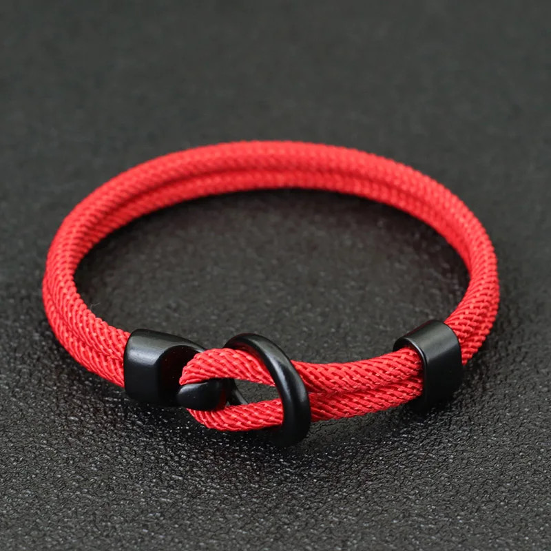 New Men Apparel Accessories Bracelet Bilayer Milan Rope Nautical Wrap Rope