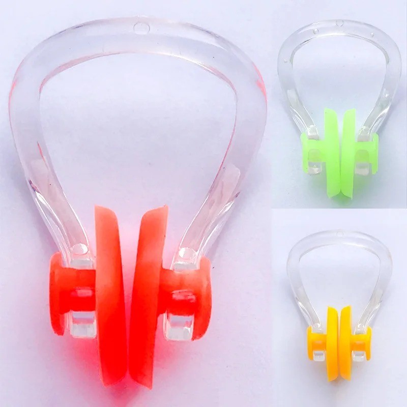 10PCS Reusable Silicone Swimming Nose Clips Soft Swim Nose Clip for Adults