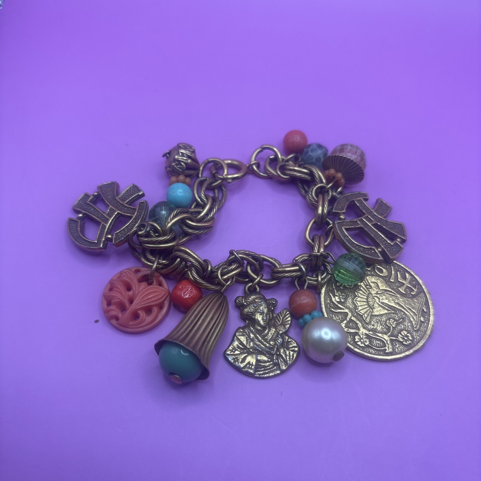 Asian Charms Bracelet Germany?? Vintage 1950’s/60’s