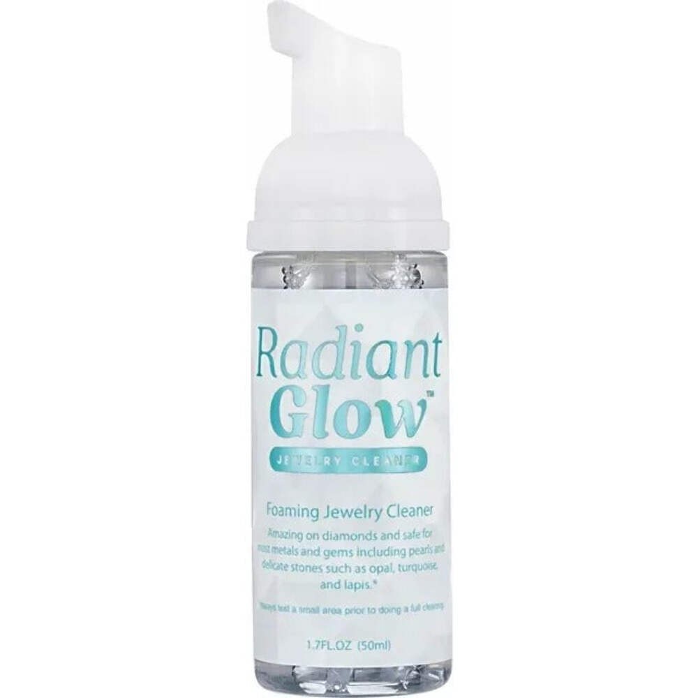 Radiant Glow Foaming Jewelry Cleaner 1.7 Fl Oz Biodegradable & Non-Toxic Formula
