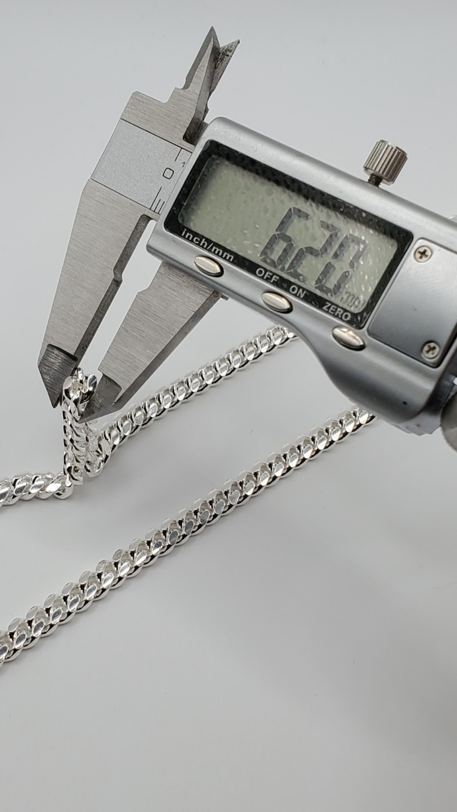 Solid 925 Sterling Silver Miami Cuban Chain 6.2mm 22-24″ Box Lock Men Italy, NEW