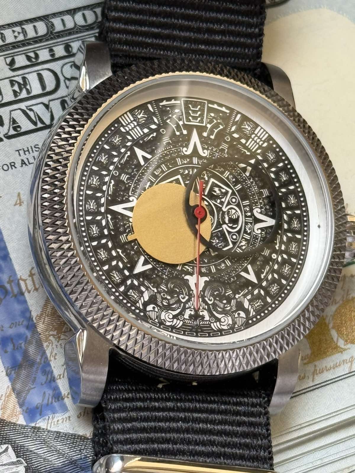 Watch Automatic Buran Black Horoscope Raketa USSR Wrist Pilot Vintage Soviet Men