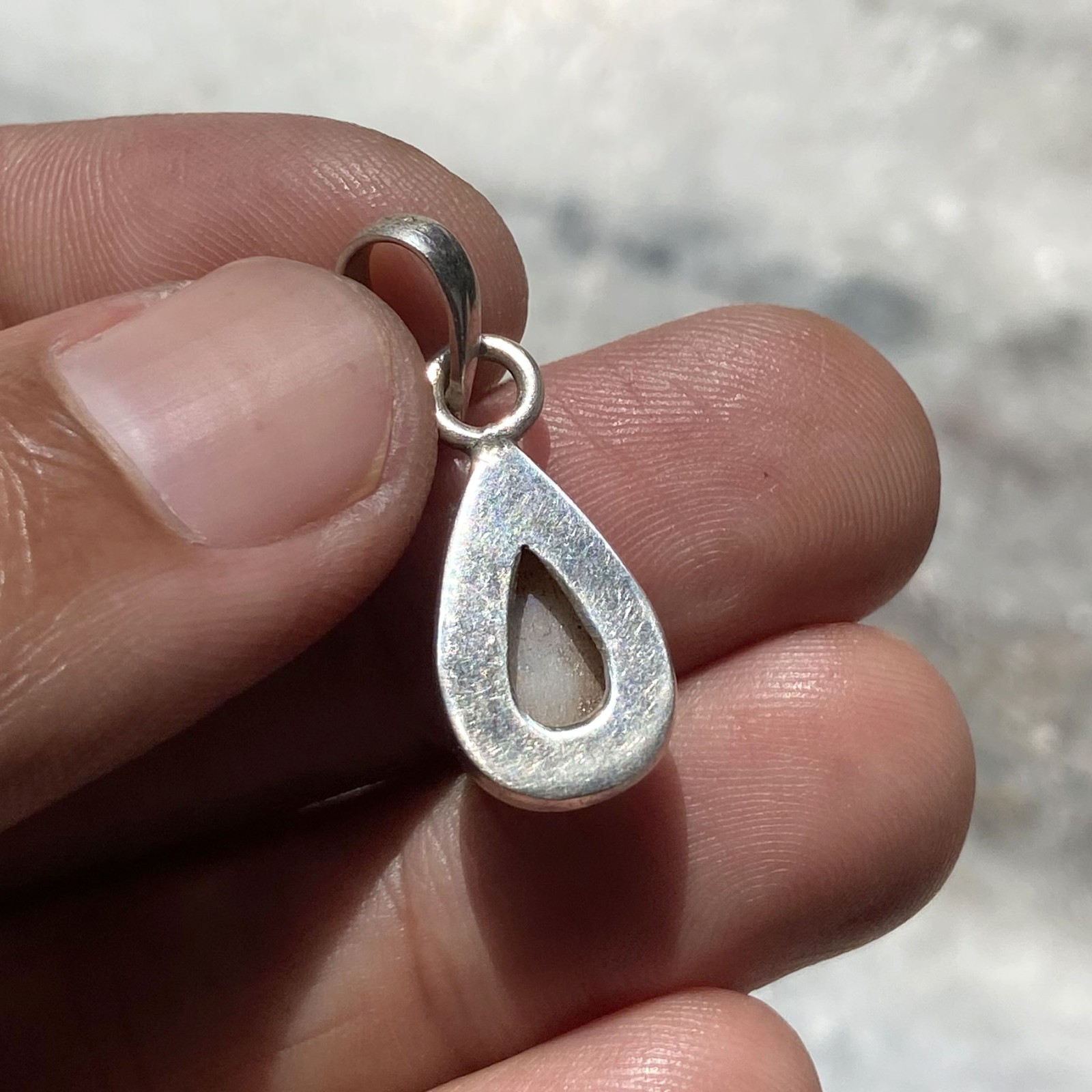 Natural Australian Multi Opal 925 Solid Sterling Silver Pendant Stone Size 12×8