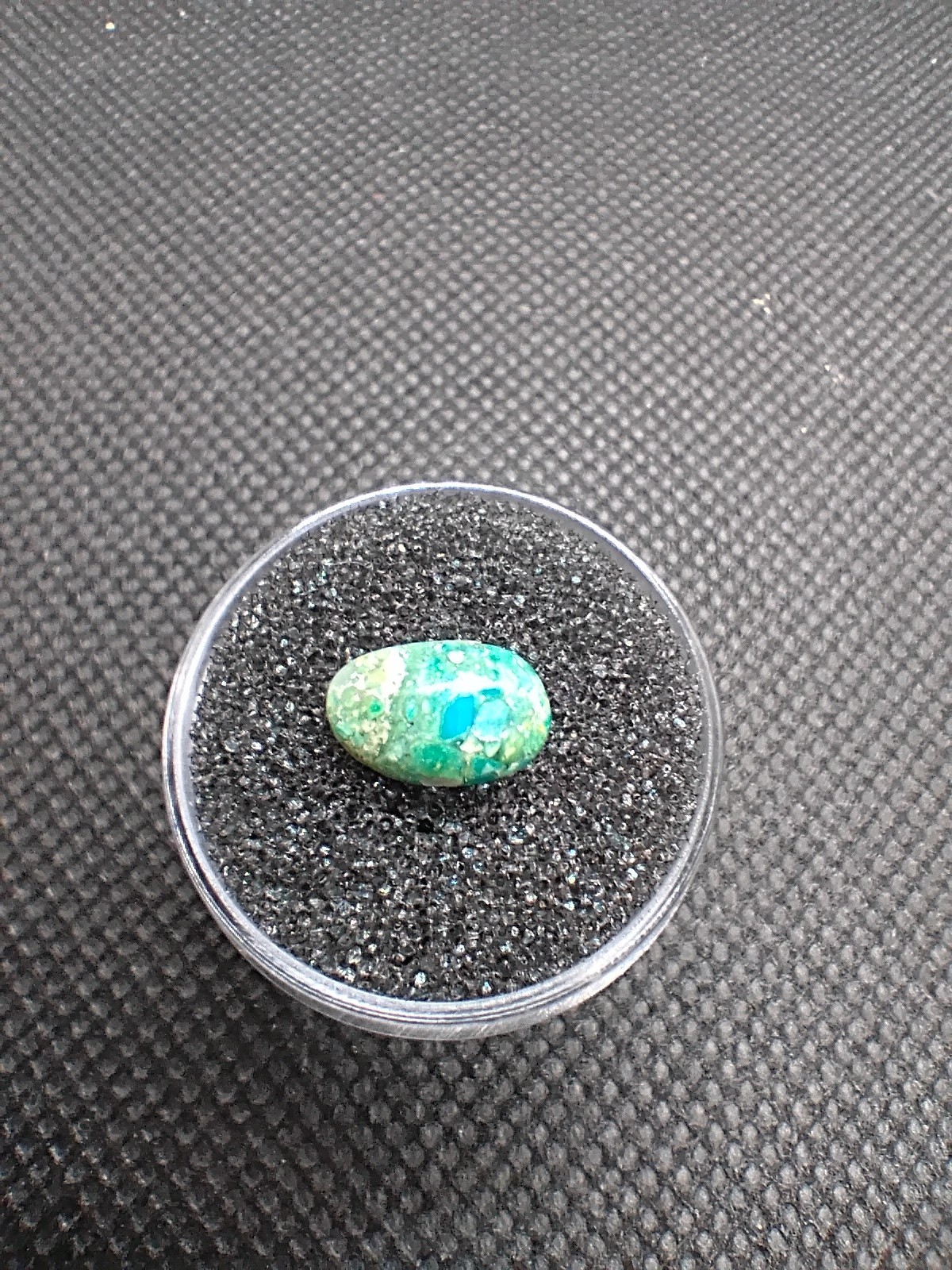 Turquoise Blue Peruvian Opal Cabochon – 1.35 ct, 10.5 × 7 × 3.5 mm