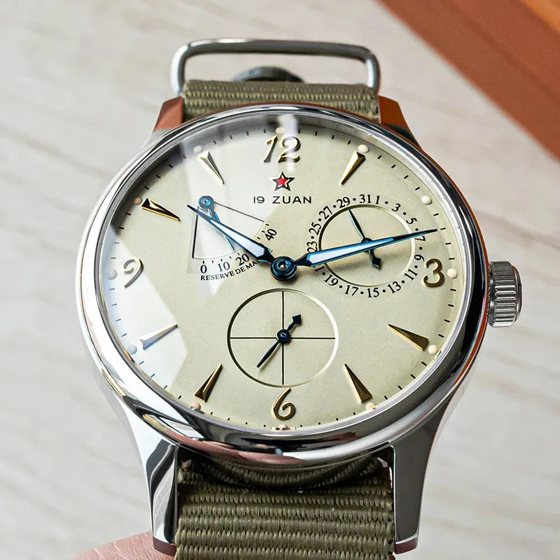40mm 1963 Pilot Men’s Auto Mechanical ST1780 Sapphire Waterproof Watch