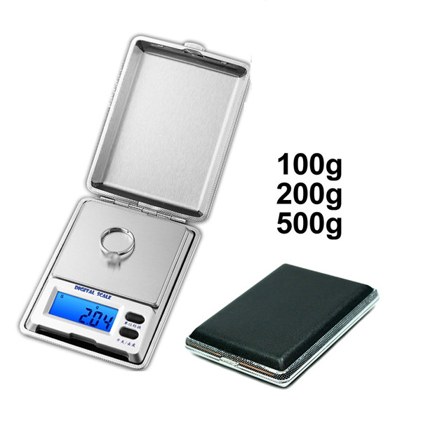 With Hard Case 500g x 0.01g Digital Pocket Scale 0.01g Precision Jewelry Scale