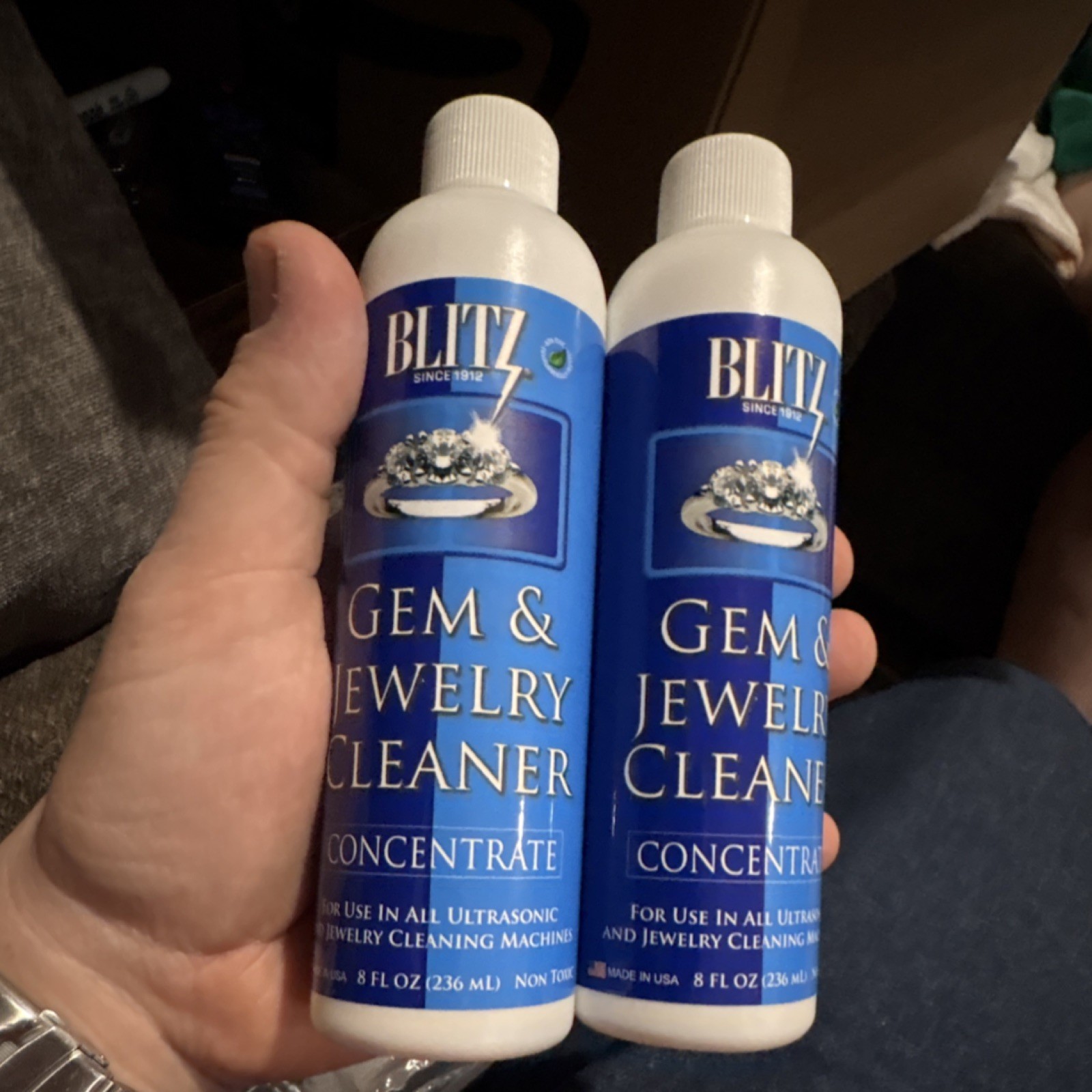 Blitz Jewelry Cleaner Concentrate 8 fl oz 4 pack