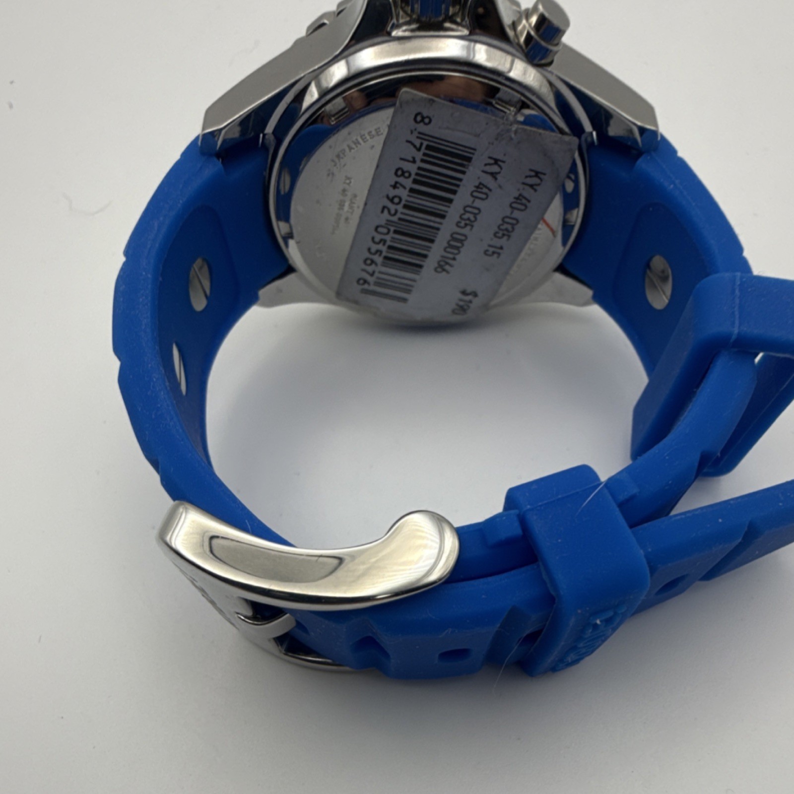 KYBOE! Giant Mariner Giant 40 Blue Dial Blue Silicone Quartz Sport Watch 100M
