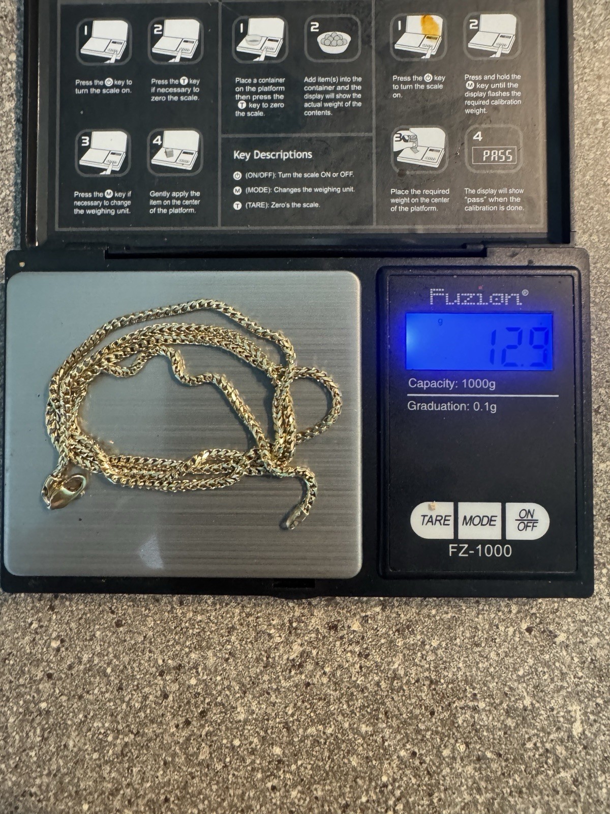 14k 2mm 22 Inch Solid Diamond Cut Franco Chain from Nuragold 12.9 grams