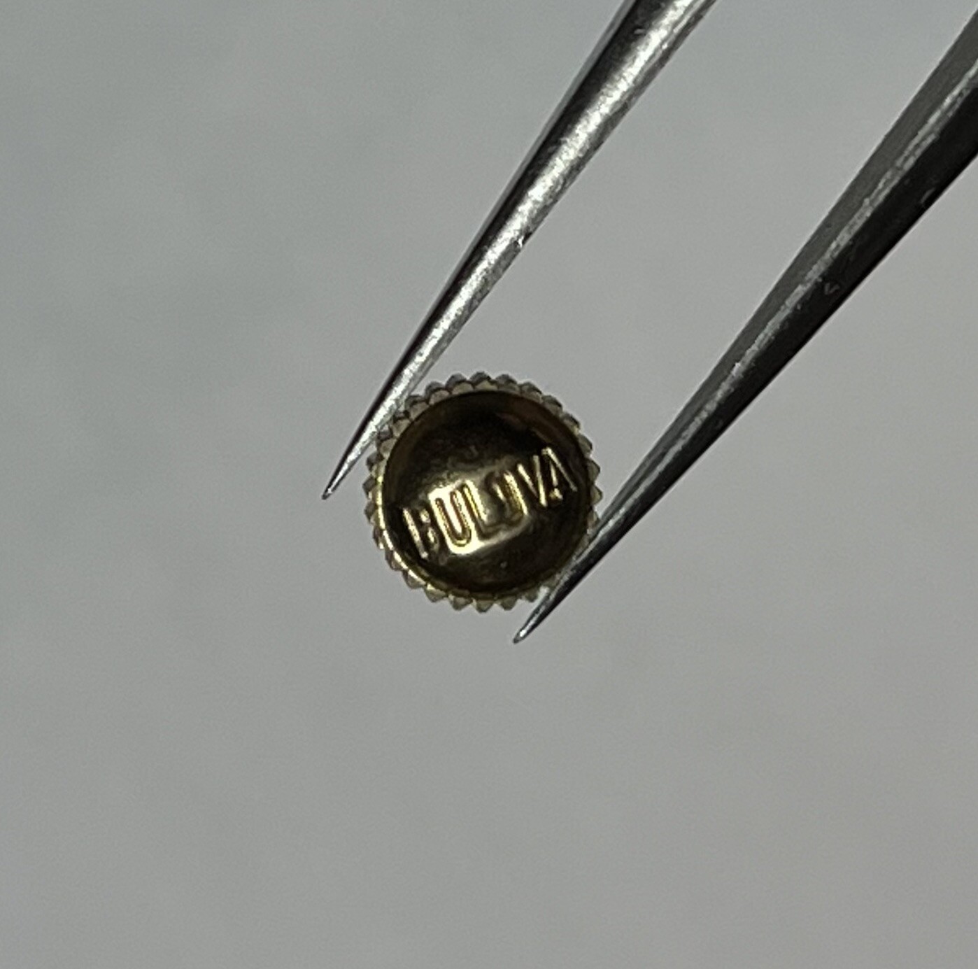 1 Vintage NOS Bulova 5.4mm Tap 8 Gold Tone Water Resistant Watch Crown #103