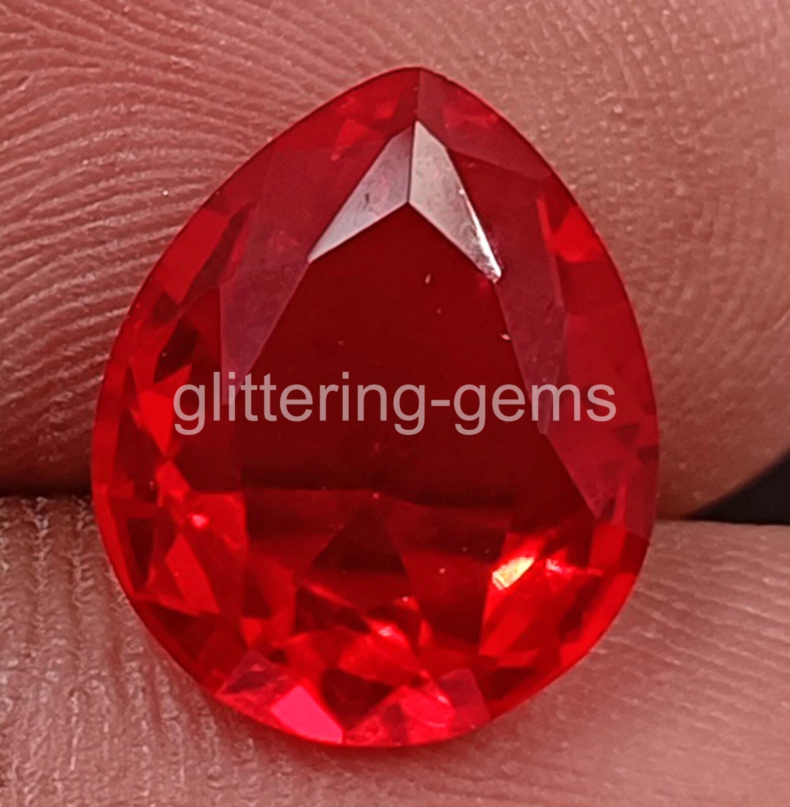Pear Cut Natural Red Ruby Lot 12×10 mm Size IGL Certified Loose Gemstone M25
