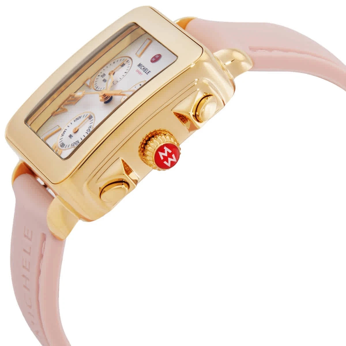 Michele Deco Sport Chronograph Quartz Silver Dial Ladies Watch MWW06K000072