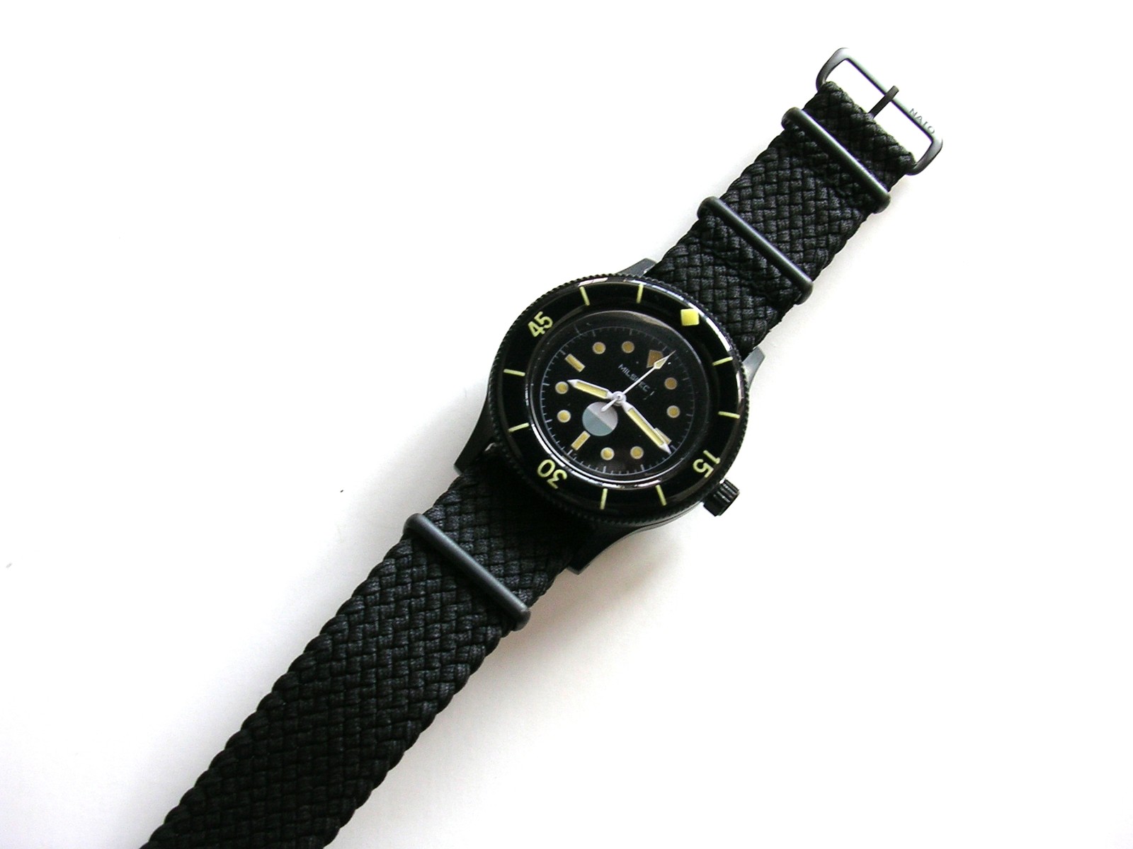 Perlon NATO G10 ® Braided Woven Heavy Nylon watch band strap IW SUISSE 18-20-22m