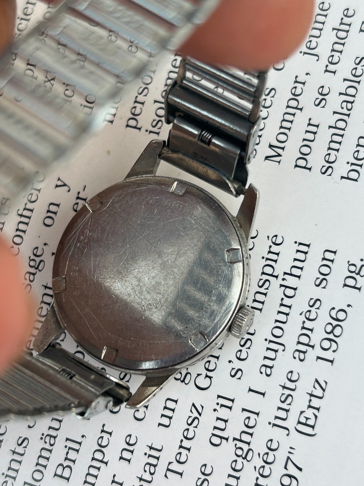 Ruflex Vintage Watche Mechanic Handwind 21 Jewles 50’s Rare Wristwatch