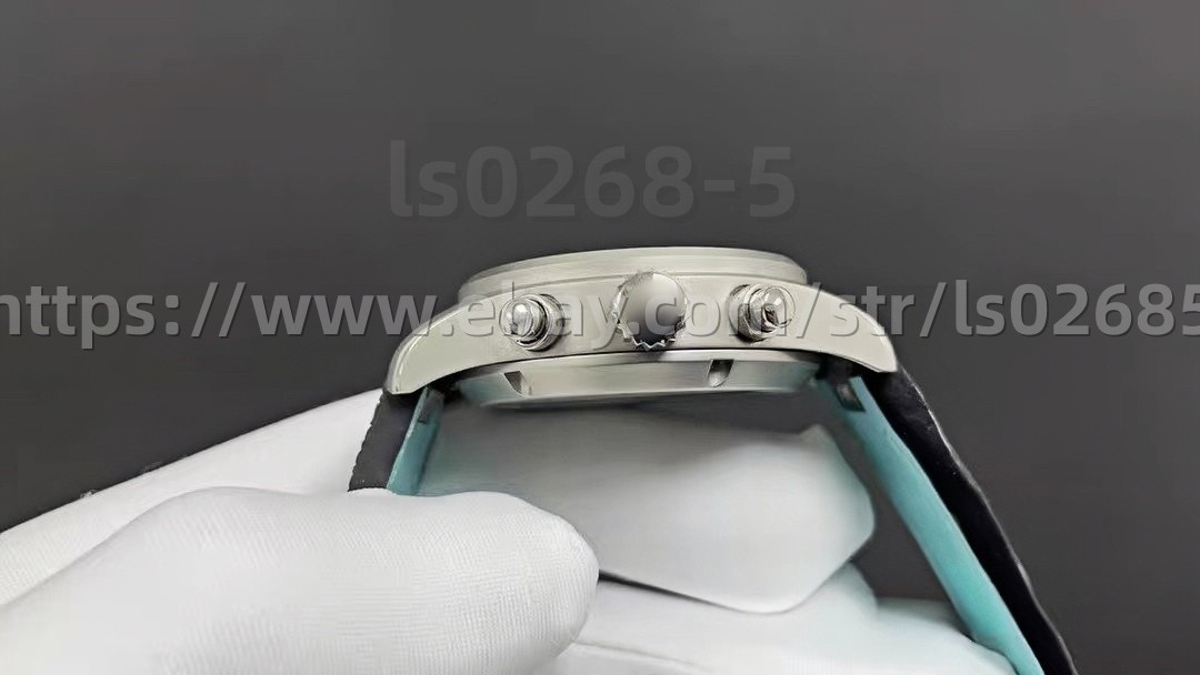 DIY SET for 7750 watch case + dial + hands + Strap sapphire 43mm
