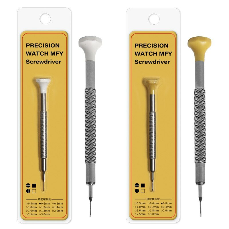 0.6mm-2.5mm Flat Cross Small Screwdriver Stainless Steel Phone Watch Repair Tool
