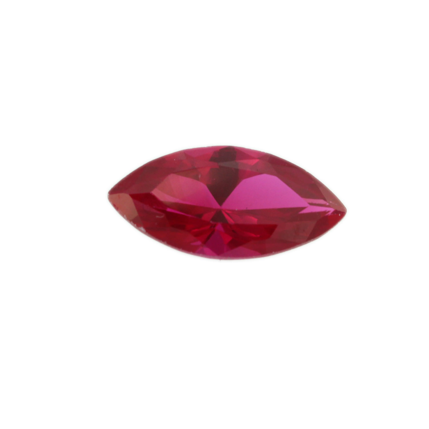 Loose Marquise Cut Ruby CZ Stone Single Red Cubic Zirconia July Birthstone Shape