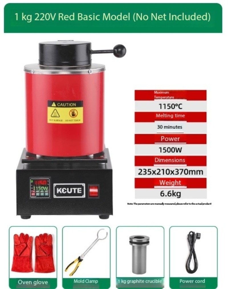 Jewelry Gold Melting Furnace High-Temperature Gold and Silver Smelting Furnace