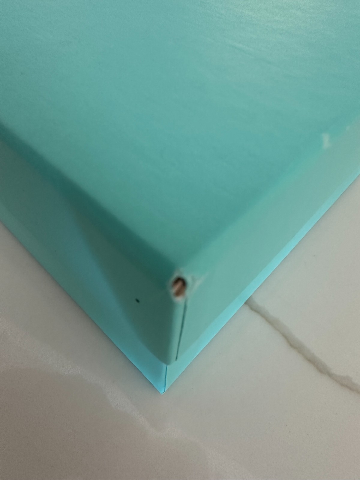 Tiffany & Co. Empty Gift Box Approx. 6”x6”x3.5” With Tissue Paper & Bubble Wrap