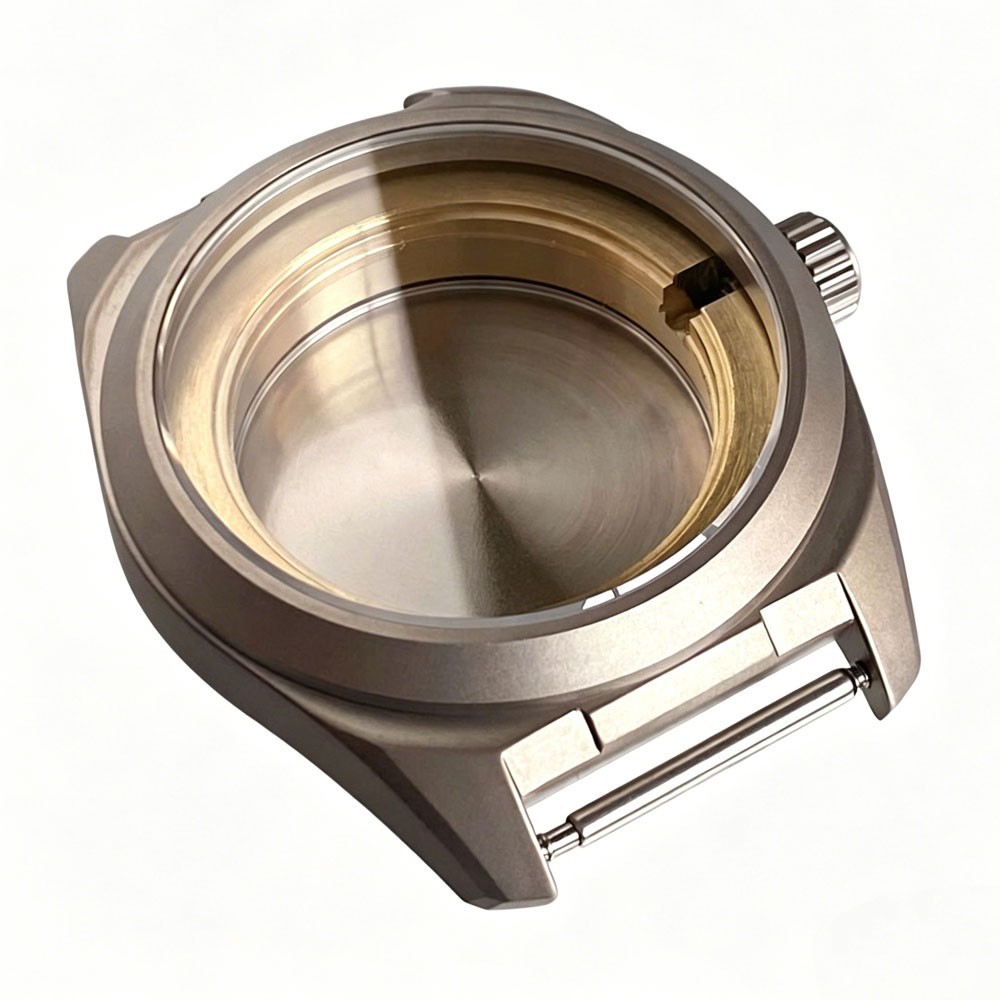 20ATM Retro 40mm Titanium Watch Case Sapphire Glass Fit NH35 ETA2824 Miyota 8215