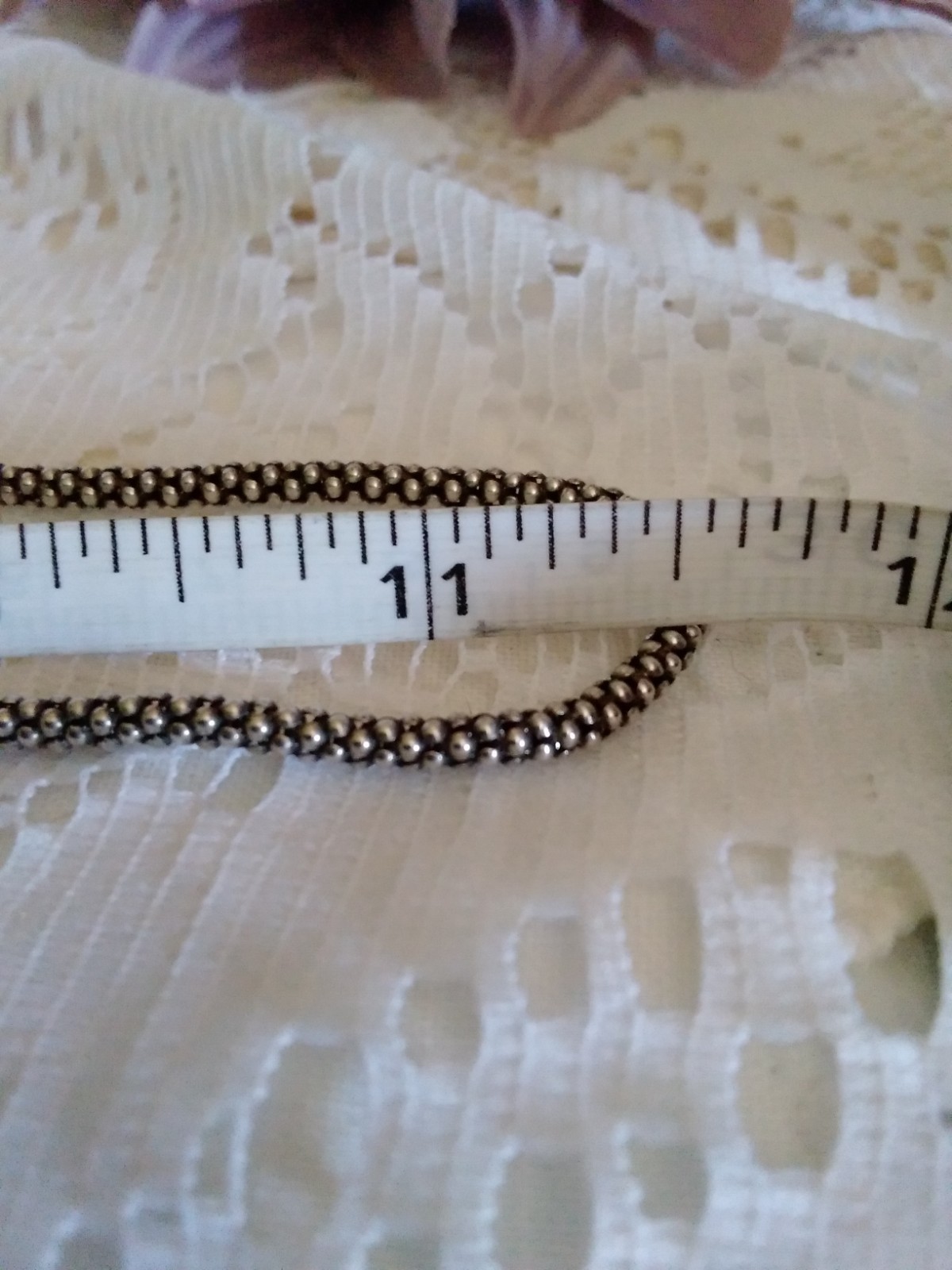 925 Sterling Silver Popcorn Textured 22.5″ Chain Necklace