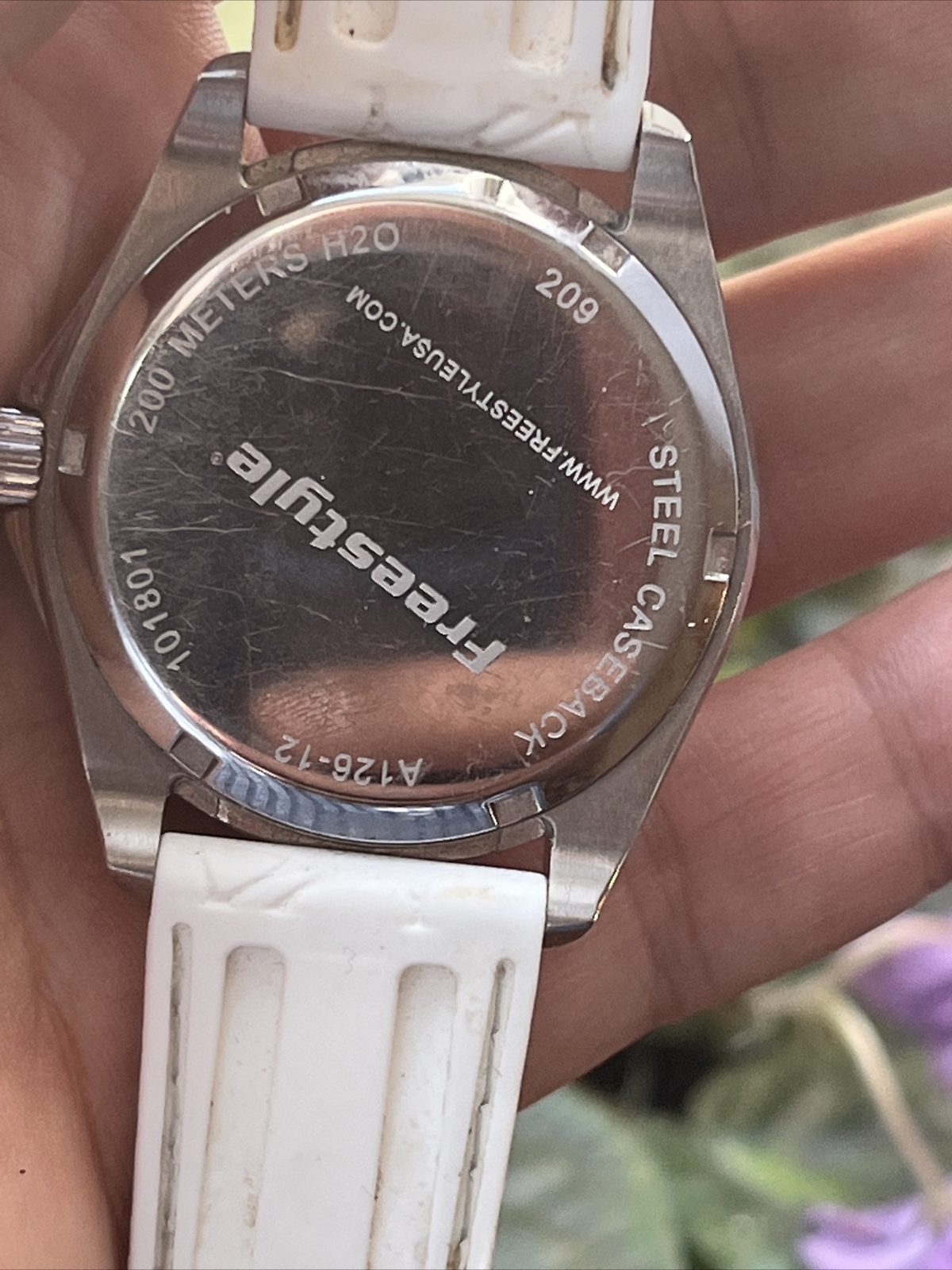 Freestyle Diver watch 200M H20 20ATM A126-12 White dial me’s watch