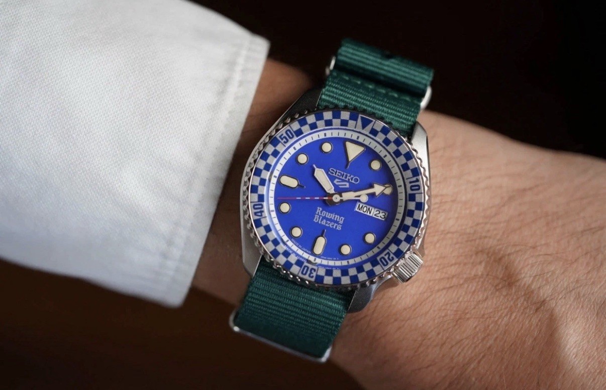 Seiko 5 X Rowing Blazers X Wind Vintage SRPM19 – Blue 42mm