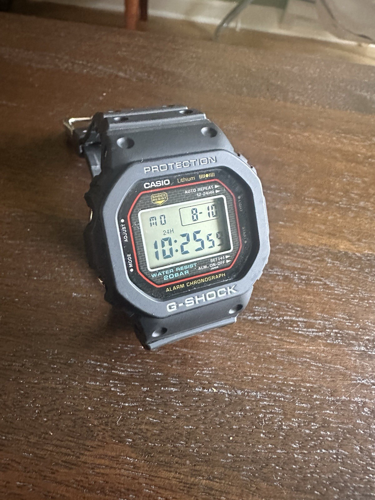 Casio G-Shock DW-5000R-1A Black Digital Wristwatch Japan Origin