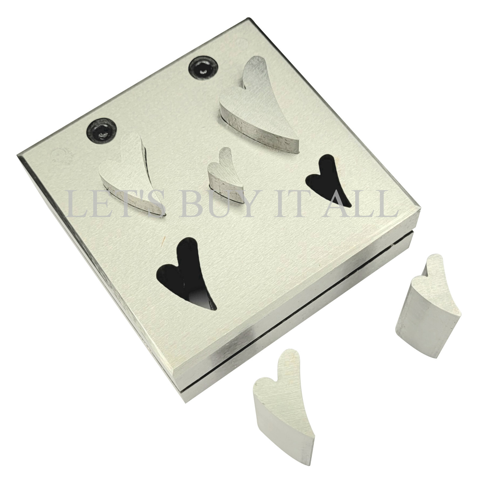 Fancy Heart Shape Disc Cutter – Fancy Heart Disc Cutter Set of 5 Different Sizes