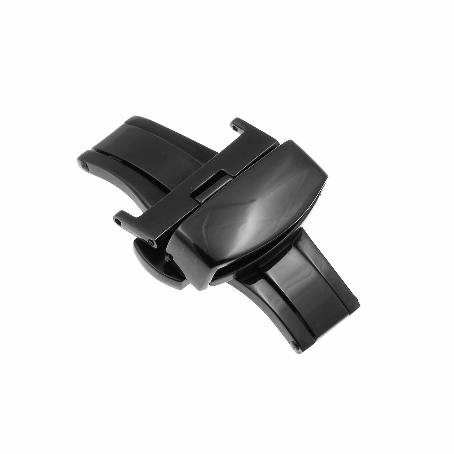 StrapsCo Stainless Steel Butterfly Deployant Deployment Watch Clasp 20mm 22mm