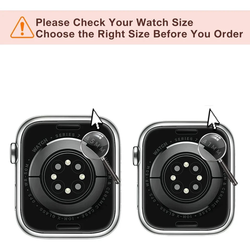 Braided Solo Loop Band Strap for Apple Watch 9 8 7 6 5 4 SE 40 44 41 45mm