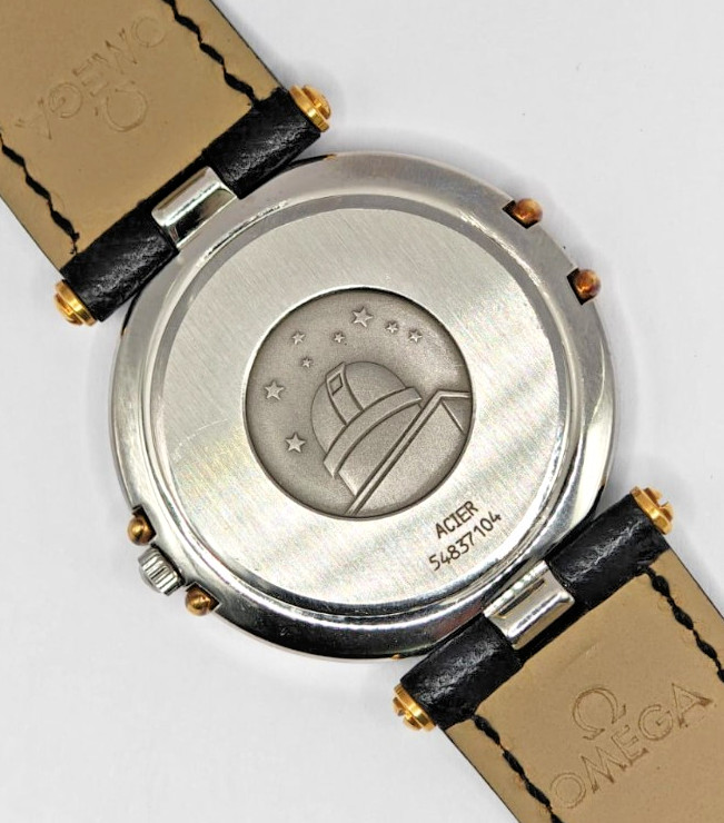 Omega Constellation Manhattan Ref 196.0360.1 18k bezel Cal 1379 Box Papers 1996