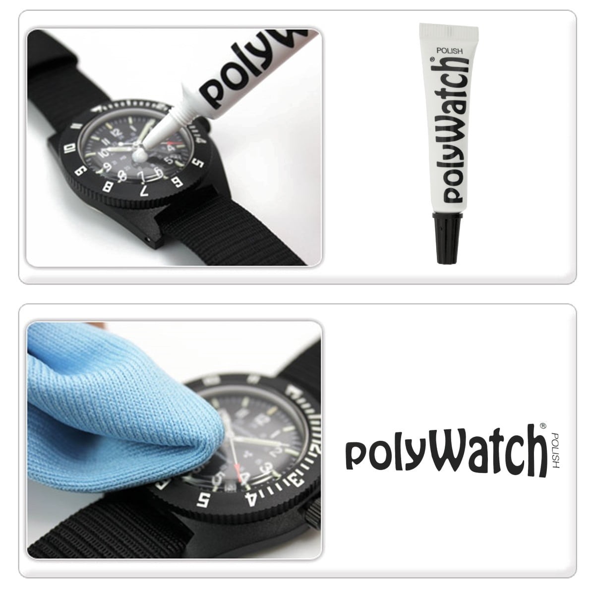 Polywatch scratch removal plastic, acrylic watch glasses polish 5 ml