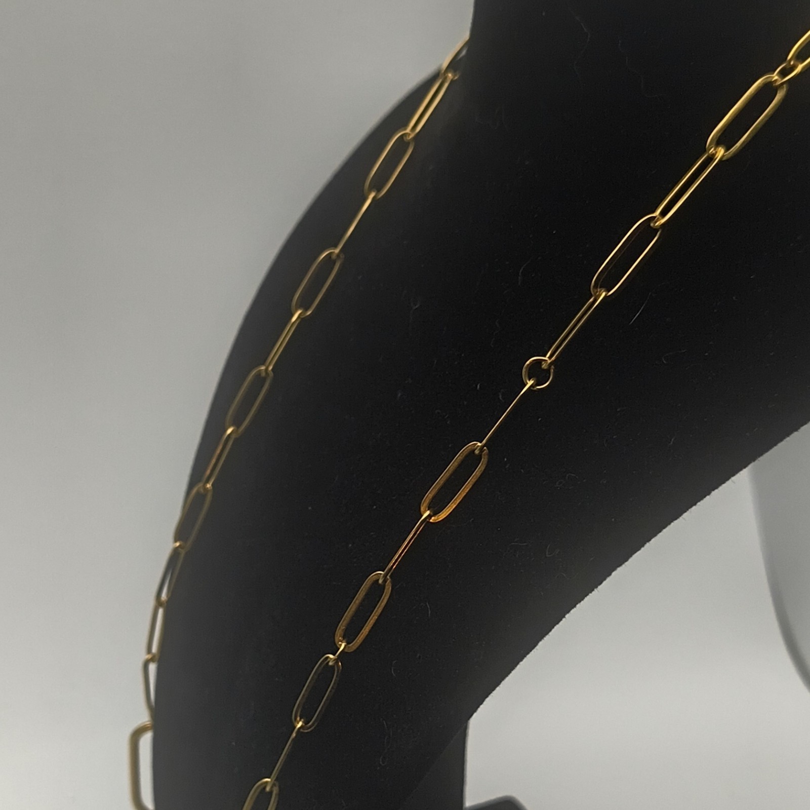 Nominal Gold Tone Bar Link Chain Necklace Asymmetrical Sun Charm Lobster