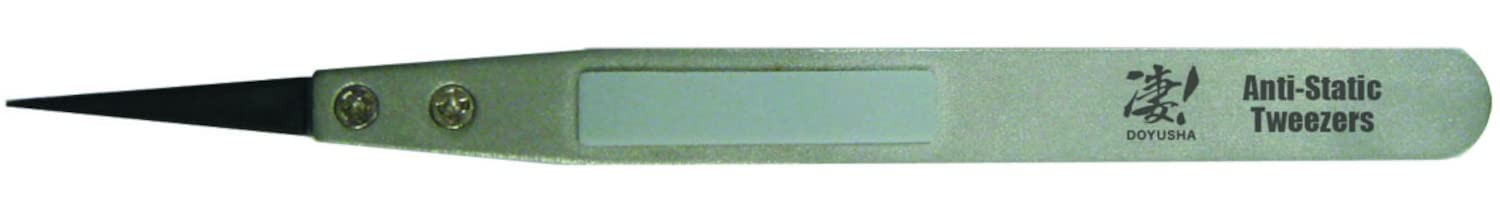 DOYUSHA Amazing! Hobby 2 Anti-Static Tweezers, Slim Tip